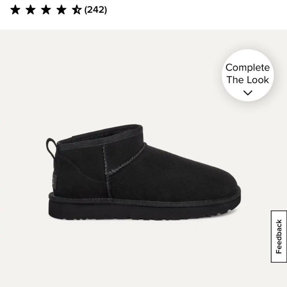 UGG women’s  Black Suede Boots